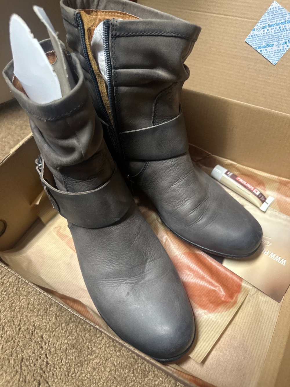 Pikolinos Brujas Grey Boots Size 40